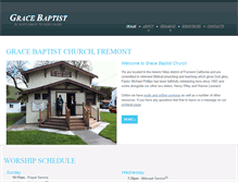 Tablet Screenshot of gracebaptist.ws